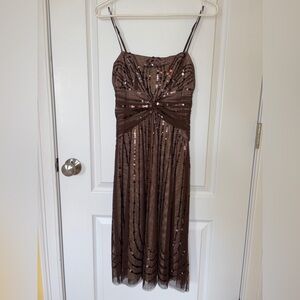 BCBG Sequins Tulle Dress SZ XS
